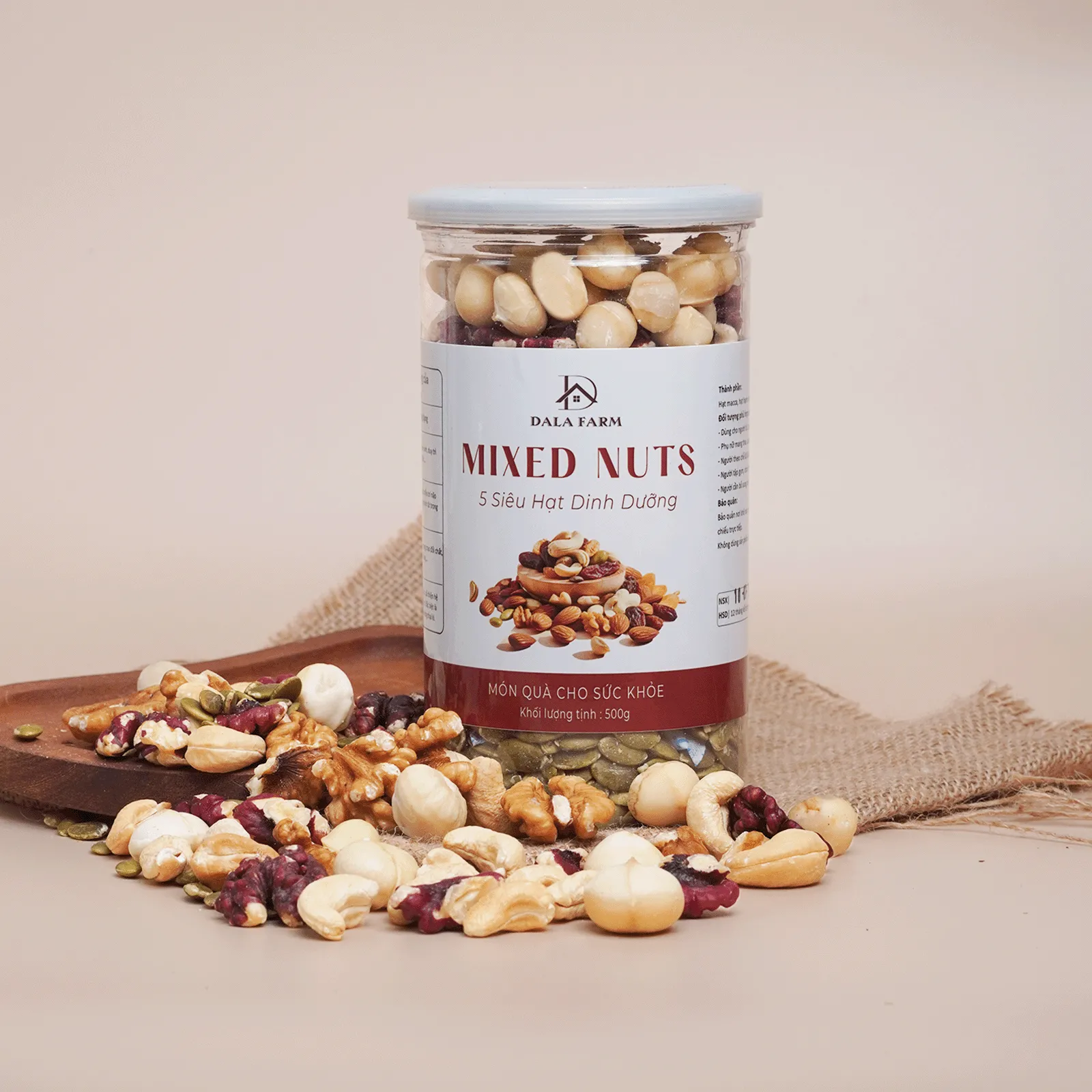 Mix 5 Loại Hạt Dinh Dưỡng DALA DL0011