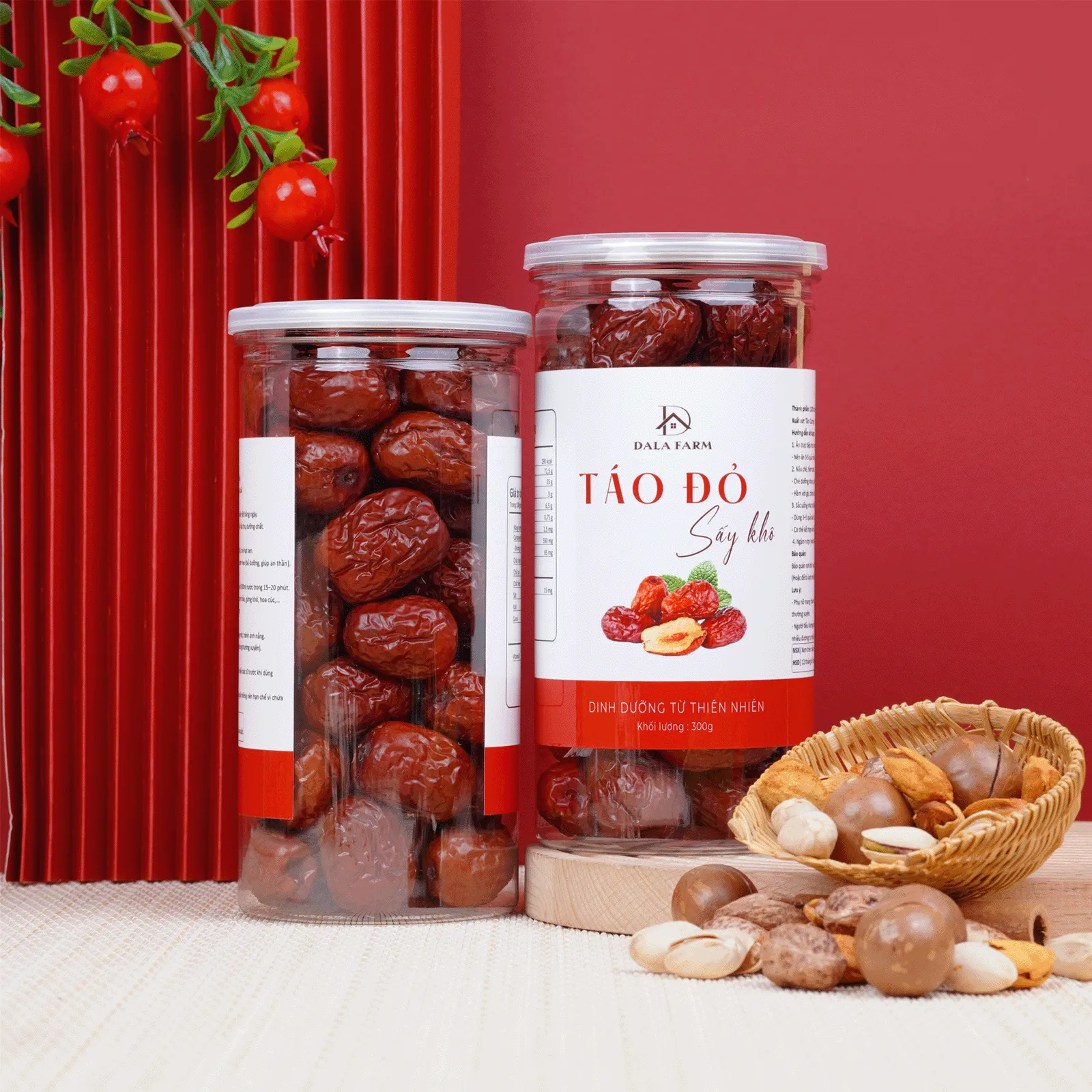 Táo Đỏ Sấy Khô DALA DL0057