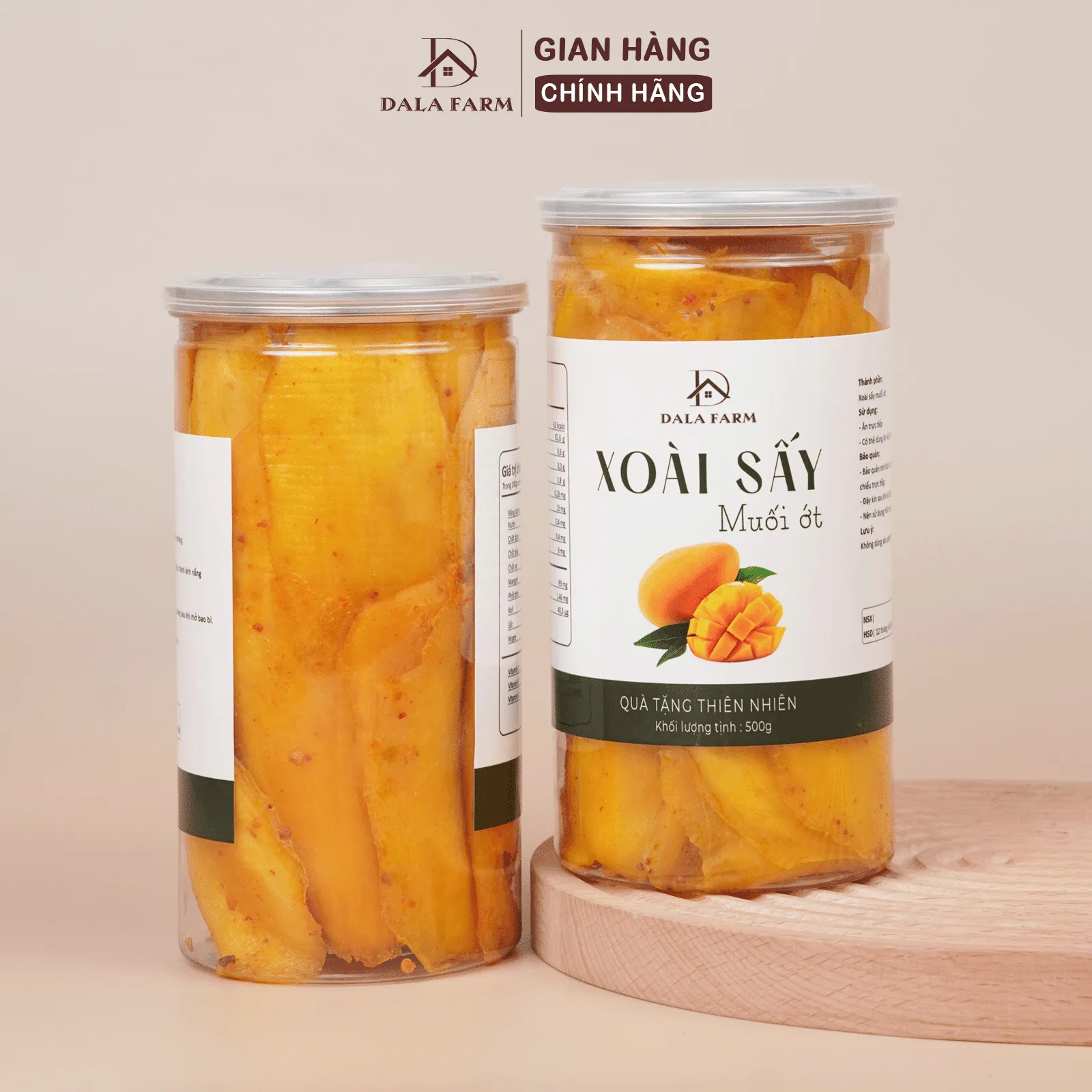 Xoài Sấy Dẻo Muối Ớt DALA DL0055