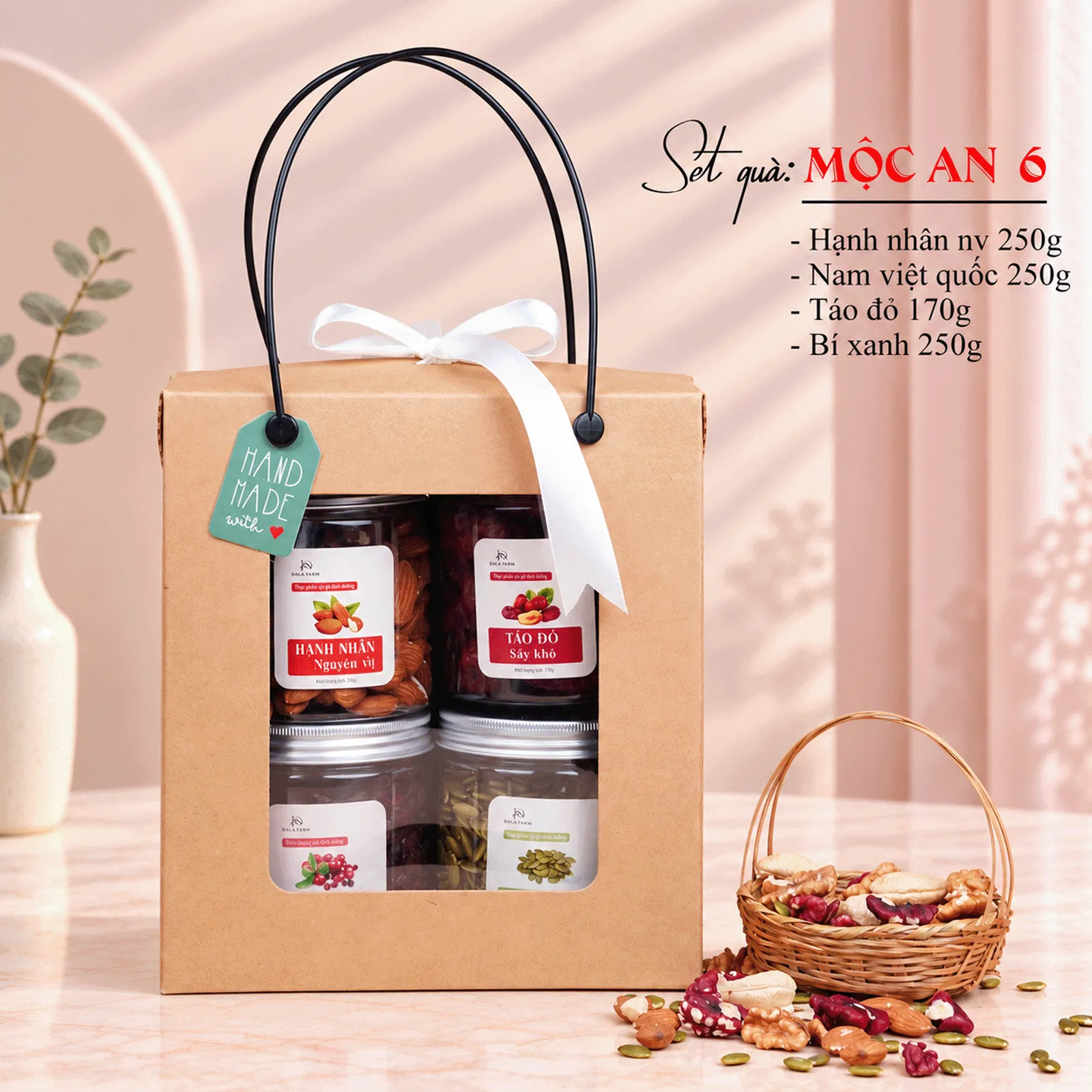 [Quà Tặng 20/10 - Tặng Thiệp] Set Quà Tặng Mộc An DL0062