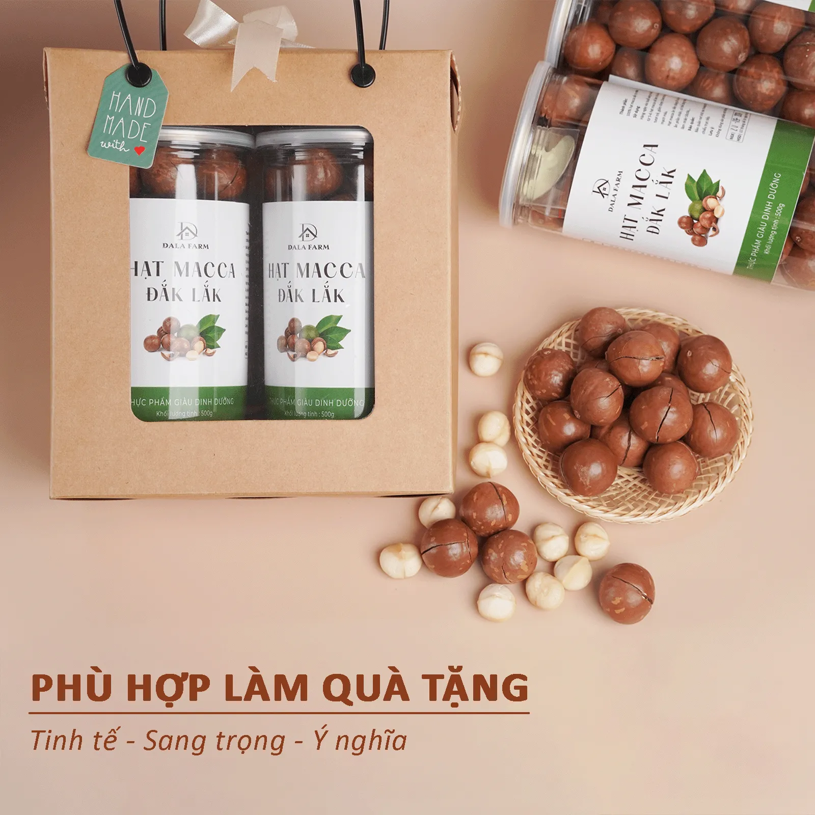 [Size Trung] Hạt Macca Nứt Vỏ DALA DL0001