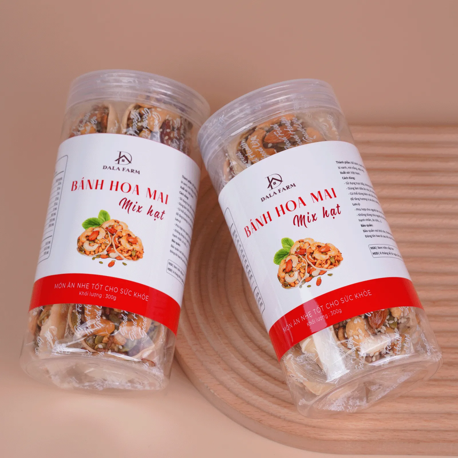 Bánh Hoa Mai mix hạt dinh dưỡng DALA DL0018