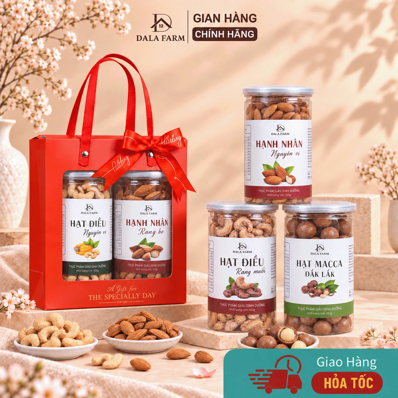 [HỘP TỰ GẤP - TẶNG THIỆP] Set Quà Tặng Theo Yêu Cầu, Sang trọng, Ý nghĩa
