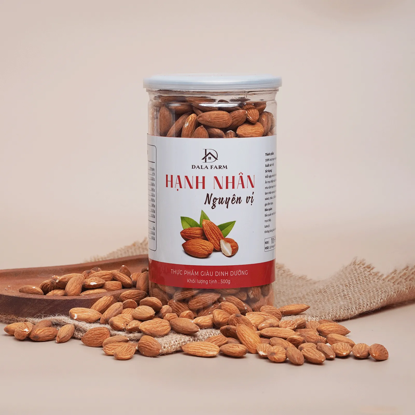 Hạnh Nhân Sấy Nguyên Vị DALA DL0005