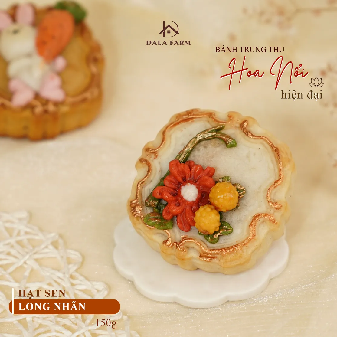 [Bánh Tự Chọn + Hộp Túi Đẹp ] Set Quà Trung Thu 2B Nguyệt Liên, Healthy Giảm Ngọt, Hiện Đại DL0079