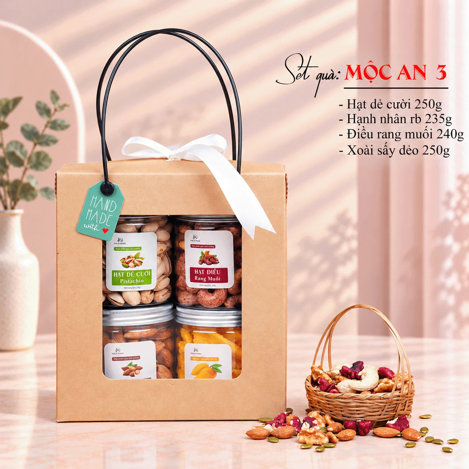[Quà Tặng 20/10 - Tặng Thiệp] Set Quà Tặng Mộc An DL0062