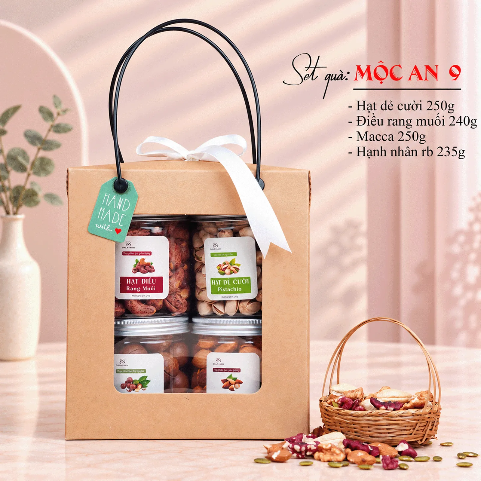 [Quà Tặng 20/10 - Tặng Thiệp] Set Quà Tặng Mộc An DL0062