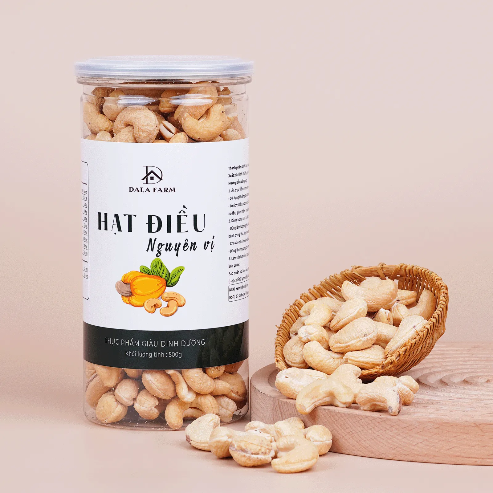 Hạt Điều Sấy Nguyên Vị DALA DL0008