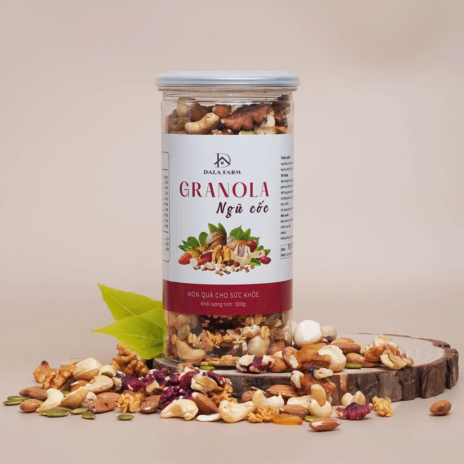 Granola Ngũ Cốc Vị Truyền Thống, 5% Yến Mạch DL0009