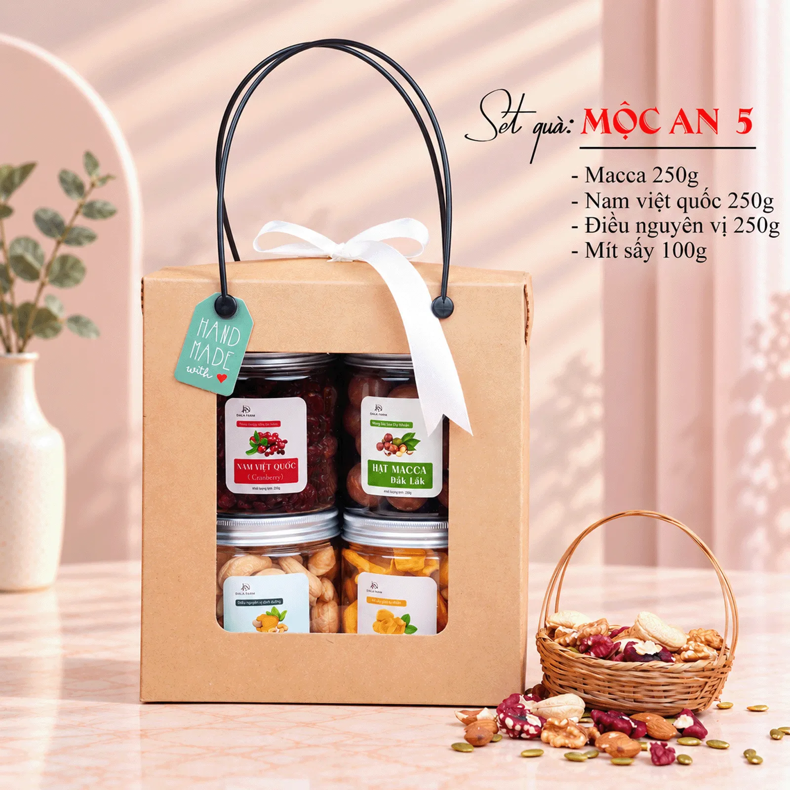 [Quà Tặng 20/10 - Tặng Thiệp] Set Quà Tặng Mộc An DL0062