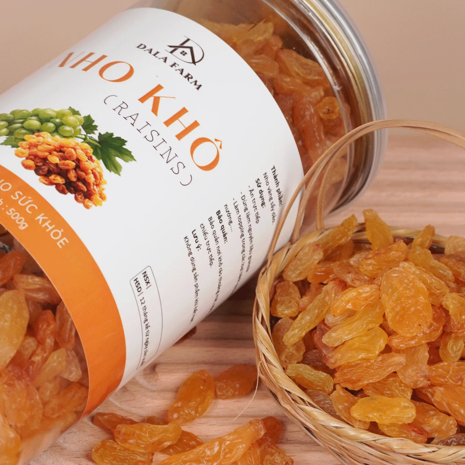 Nho Khô Vàng Sấy DALA DL0056