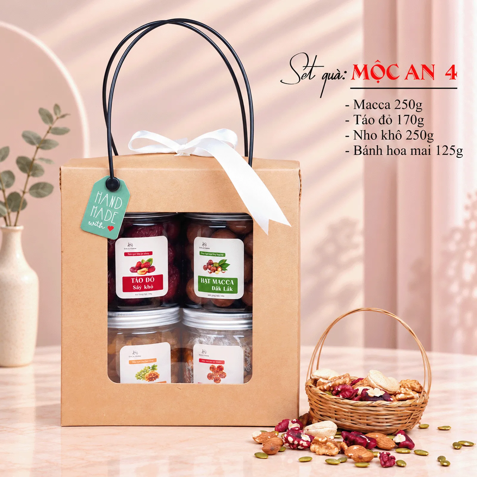 [Quà Tặng 20/10 - Tặng Thiệp] Set Quà Tặng Mộc An DL0062