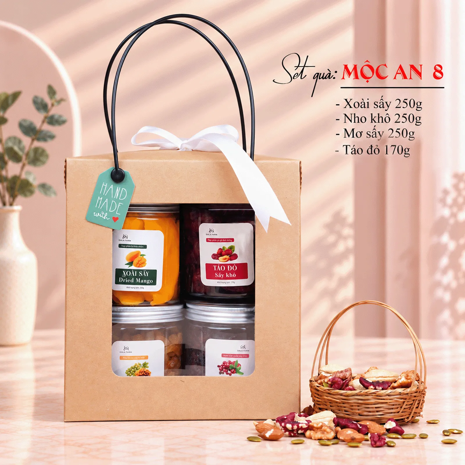 [Quà Tặng 20/10 - Tặng Thiệp] Set Quà Tặng Mộc An DL0062