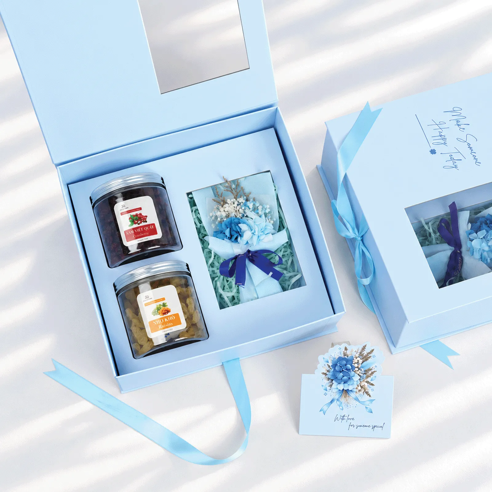 [Quà Tặng 20/10 - Hộp Xanh] Set Quà Tặng Tự Chọn DL0093 - Quà Sinh Nhật, 20/10, 20/11, Kỷ Niệm, Quà Tặng Doanh Nghiệp