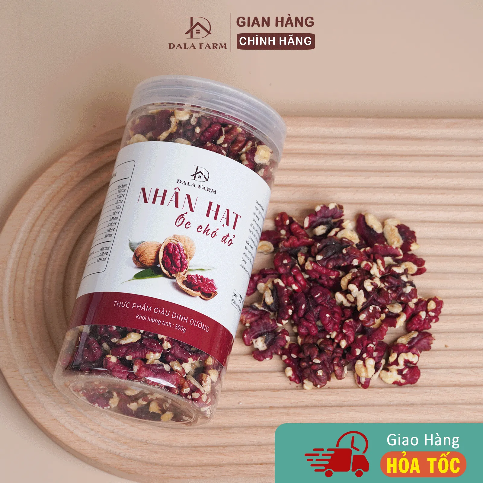 Nhân Óc Chó Đỏ Mỹ DALA DL0012