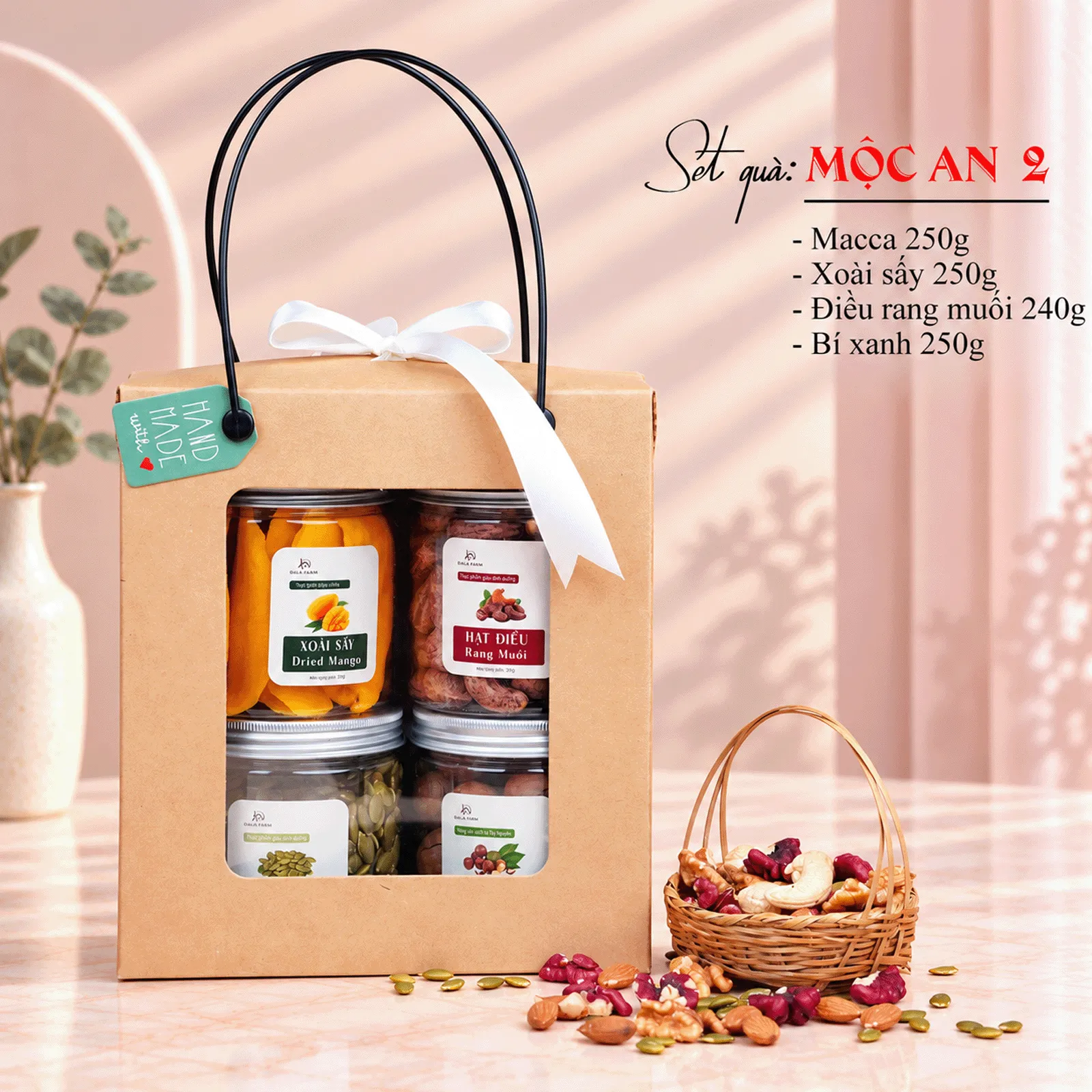 [Quà Tặng 20/10 - Tặng Thiệp] Set Quà Tặng Mộc An DL0062