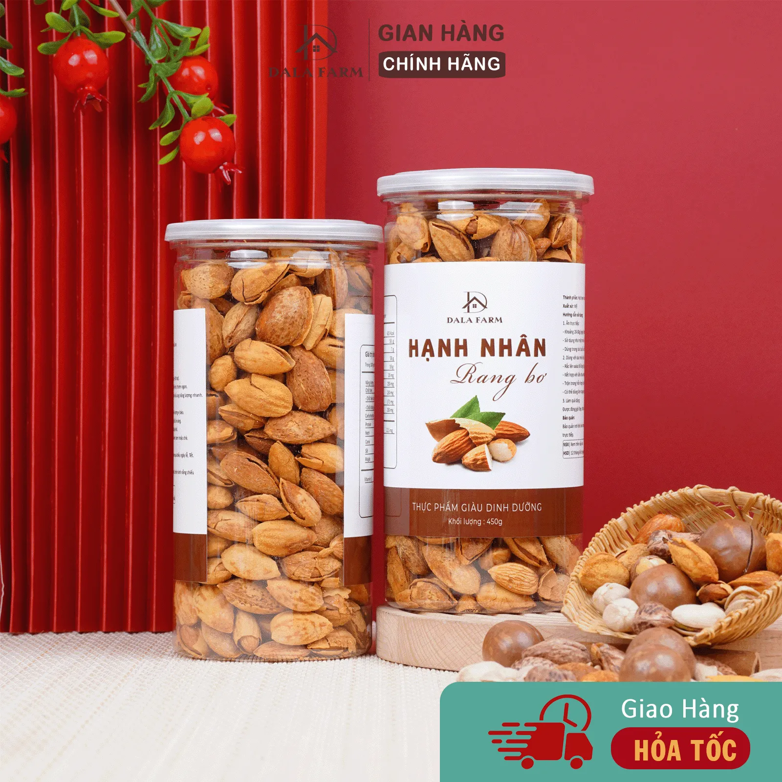 Hạnh Nhân Rang Bơ DALA DL0004