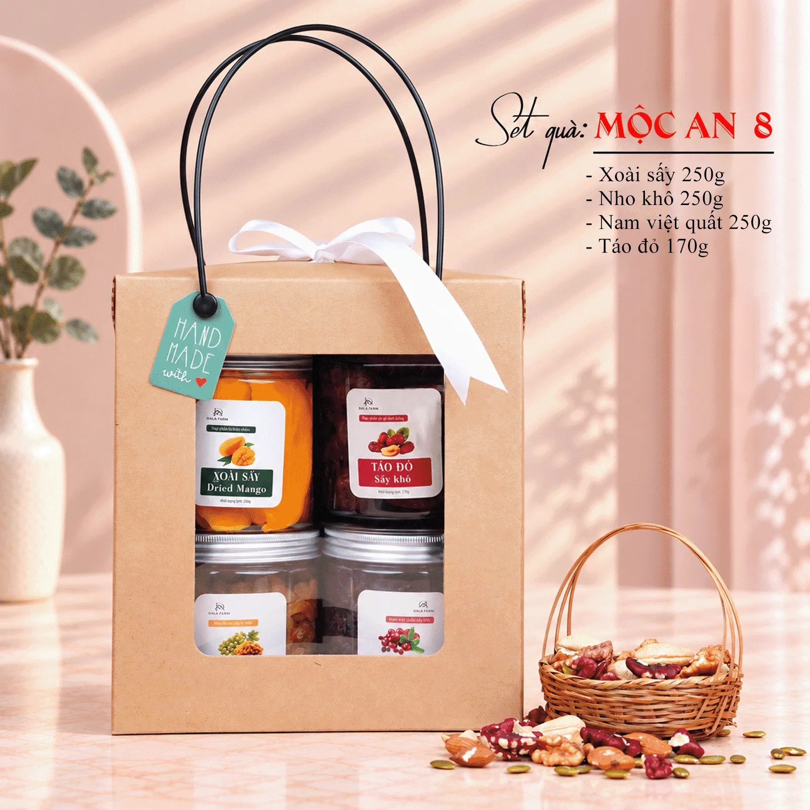 [Quà Tặng 20/10 - Tặng Thiệp] Set Quà Tặng Mộc An DL0062