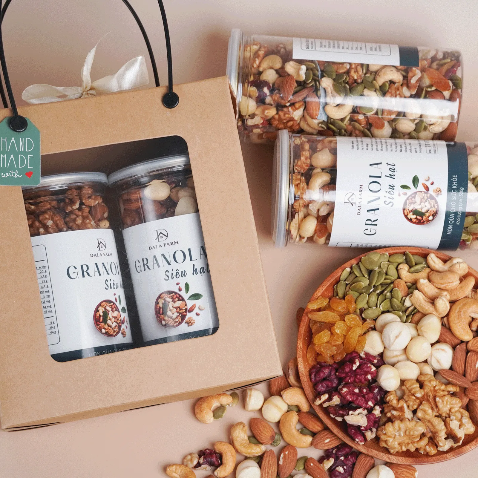 [Không Yến Mạch] Granola Siêu Hạt DALA DL0010