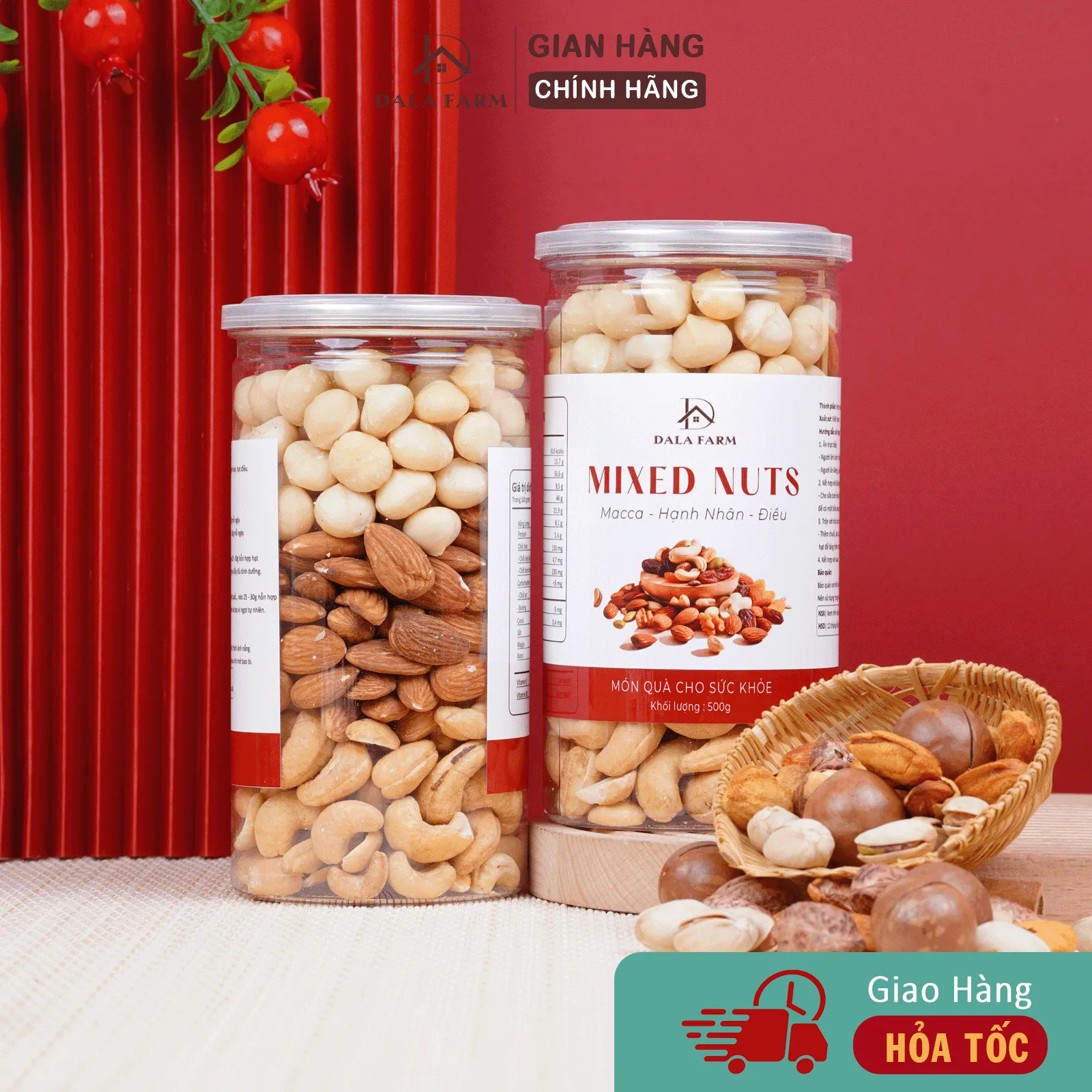 Mix 3 Loại Hạt Dinh Dưỡng DALA DL0064