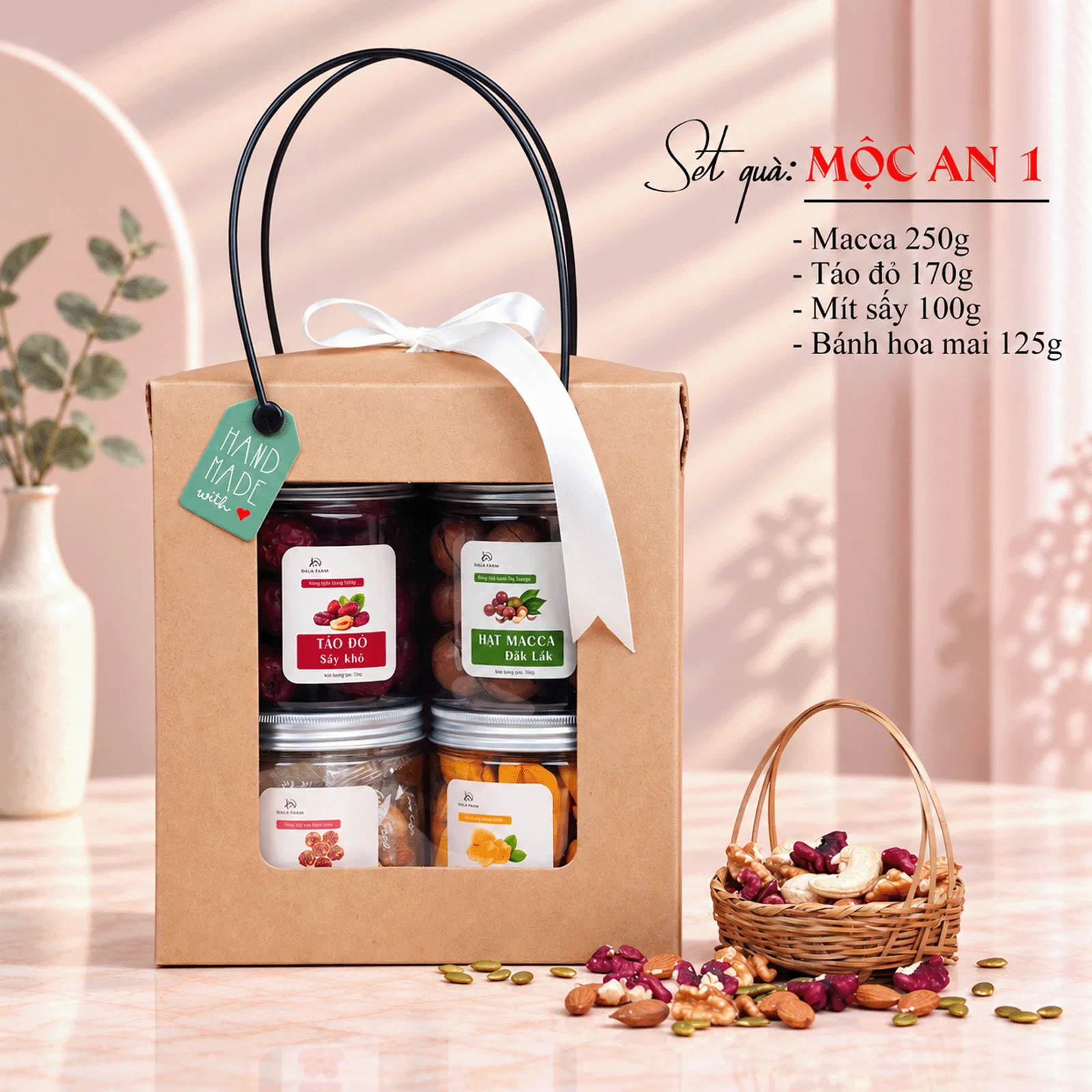 [Quà Tặng 20/10 - Tặng Thiệp] Set Quà Tặng Mộc An DL0062
