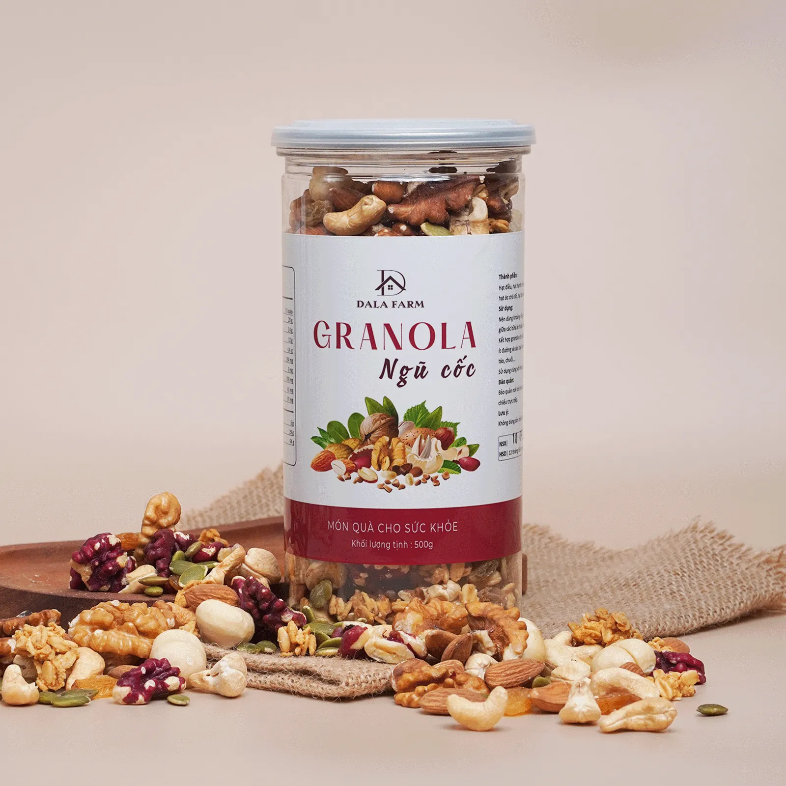 Granola Ngũ Cốc Vị Truyền Thống, 5% Yến Mạch DL0009