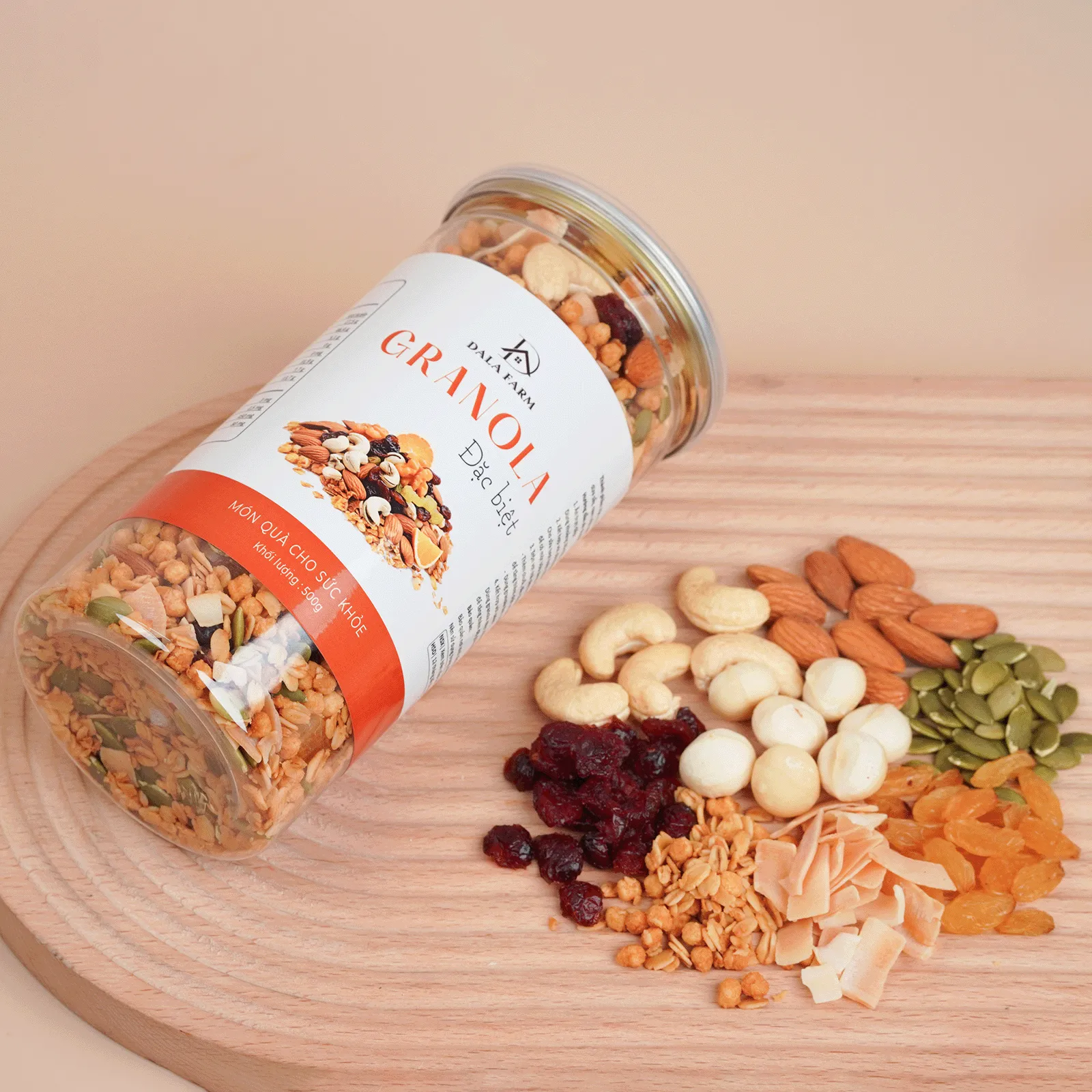 Granola Đặc Biệt DALA, 35% Yến Mạch Nổ Giòn DL0063