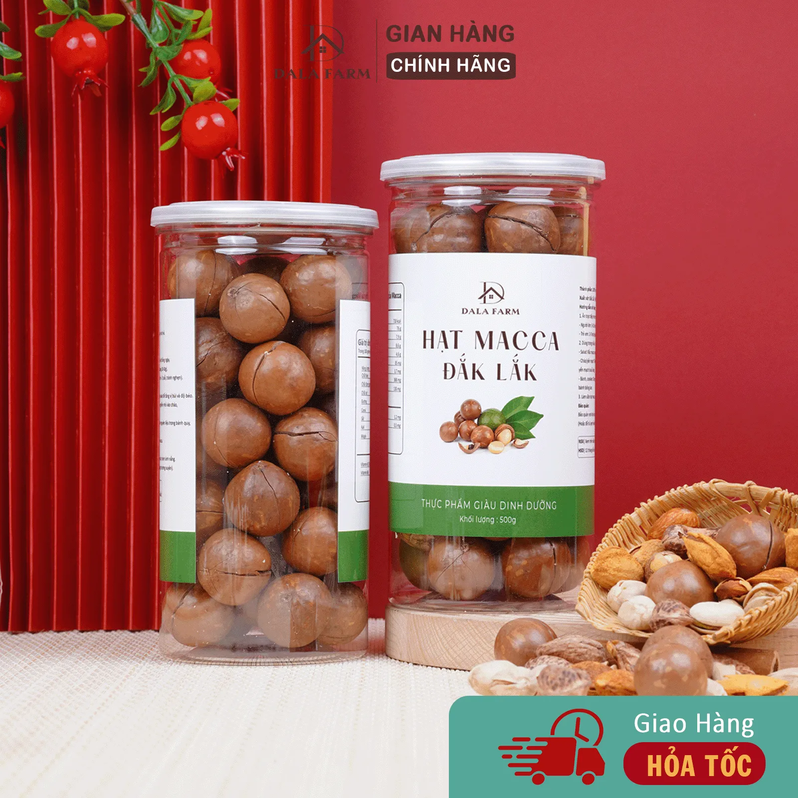 [Size Đại] Hạt Macca Nứt Vỏ DALA DL0002