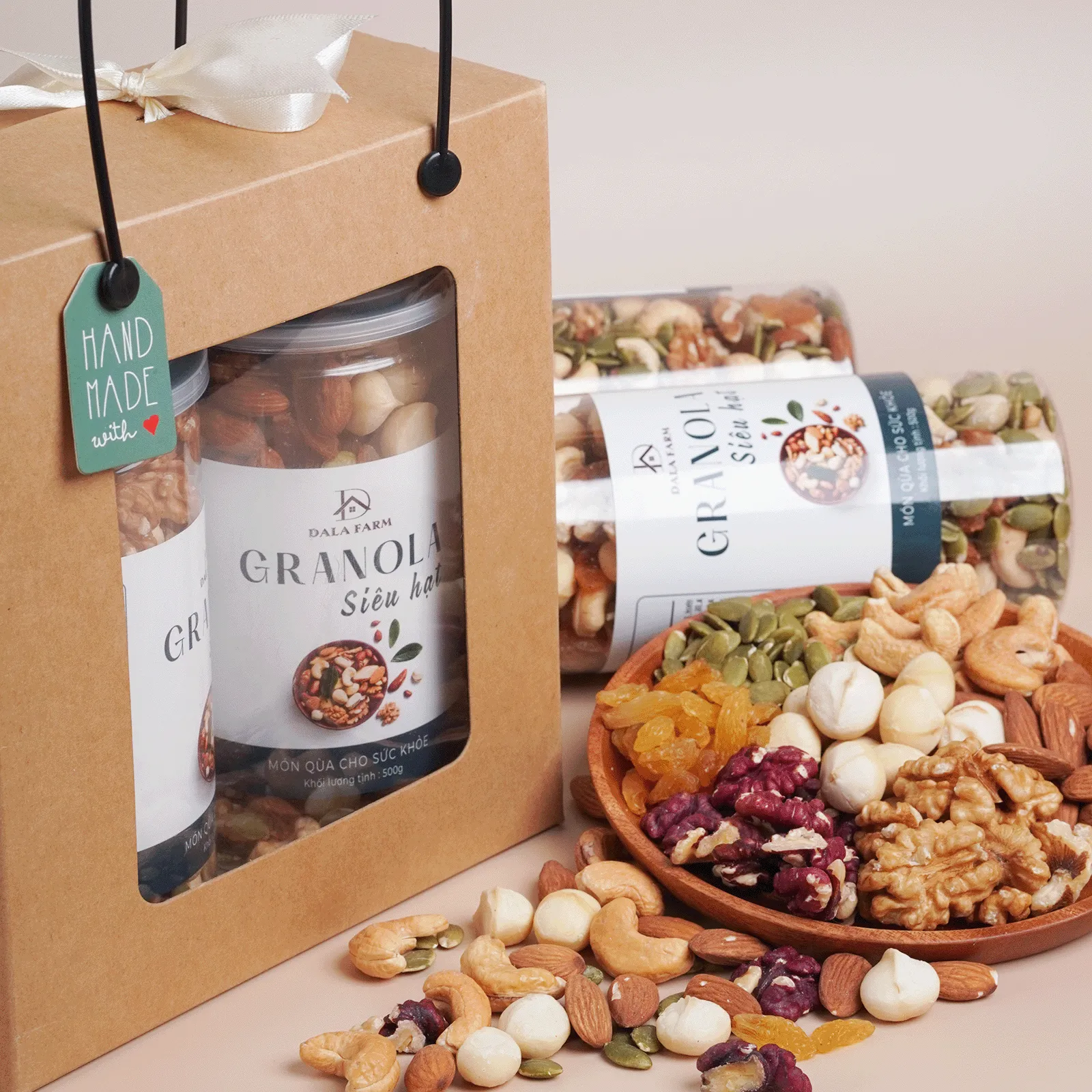 [Không Yến Mạch] Granola Siêu Hạt DALA DL0010
