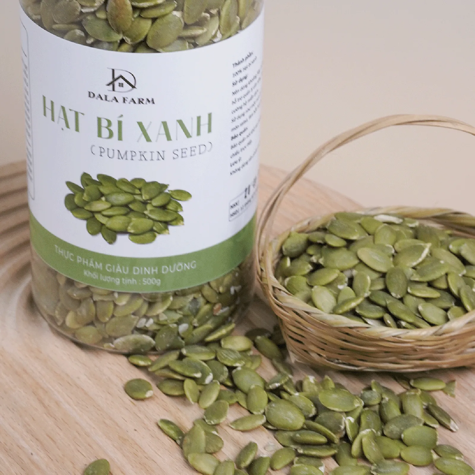 Nhân Bí Xanh Sấy Chín DALA DL0017