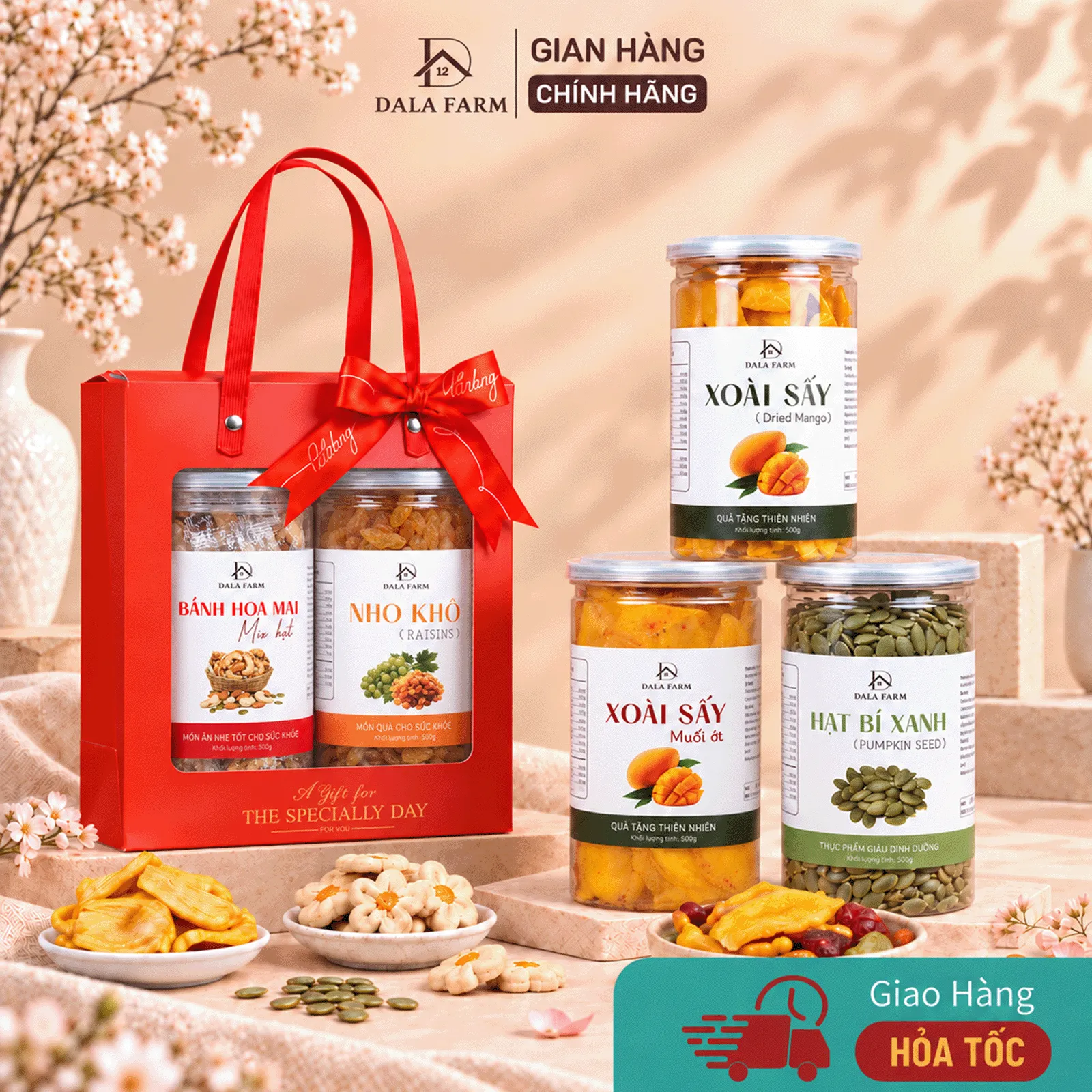 [HỘP TỰ GẤP - TẶNG THIỆP] Set Quà Tặng Theo Yêu Cầu, Sang trọng, Ý nghĩa