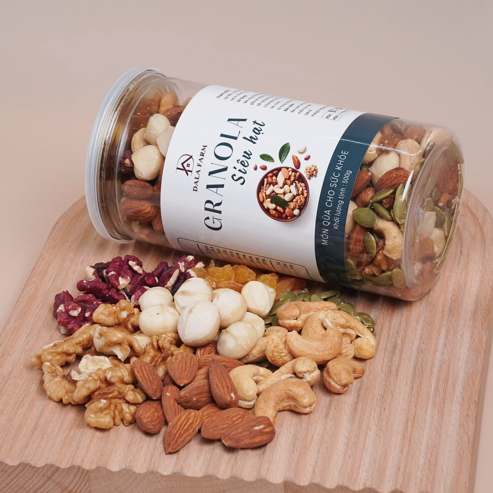 [Không Yến Mạch] Granola Siêu Hạt DALA DL0010