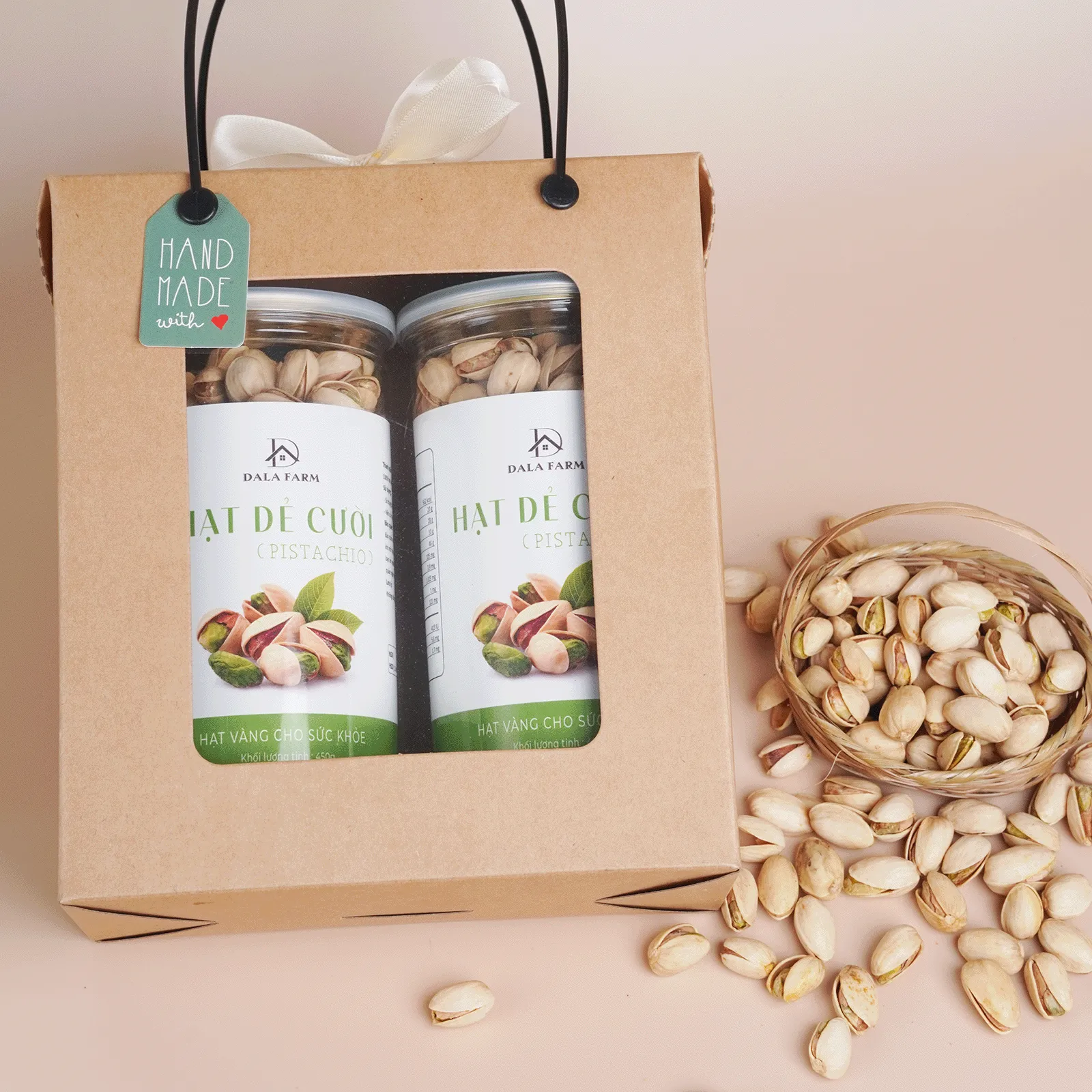 Hạt Dẻ Cười Rang Muối, Không Tẩy Trắng DALA DL0014