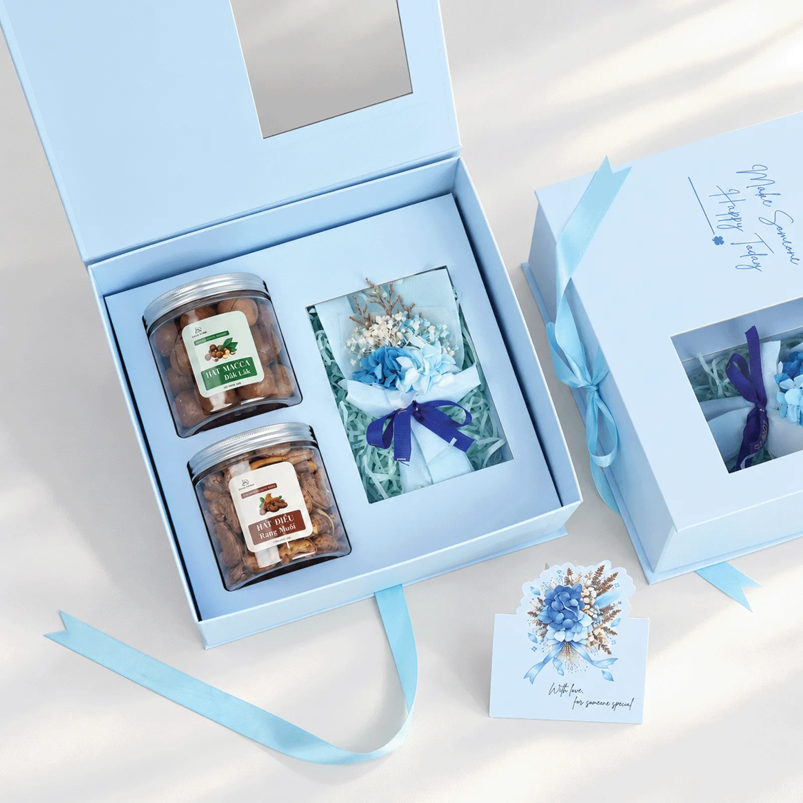 [Quà Tặng 20/10 - Hộp Xanh] Set Quà Tặng Tự Chọn DL0094 - Phù hợp tặng mẹ, cô giáo, sếp, đồng nghiệp, khách hàng, bạn bè