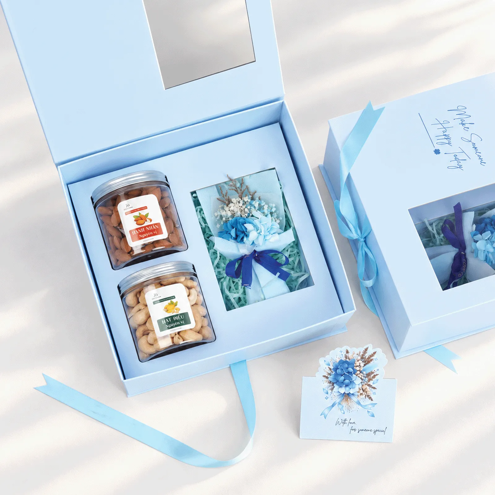 [Quà Tặng 20/10 - Hộp Xanh] Set Quà Tặng Tự Chọn DL0094 - Phù hợp tặng mẹ, cô giáo, sếp, đồng nghiệp, khách hàng, bạn bè