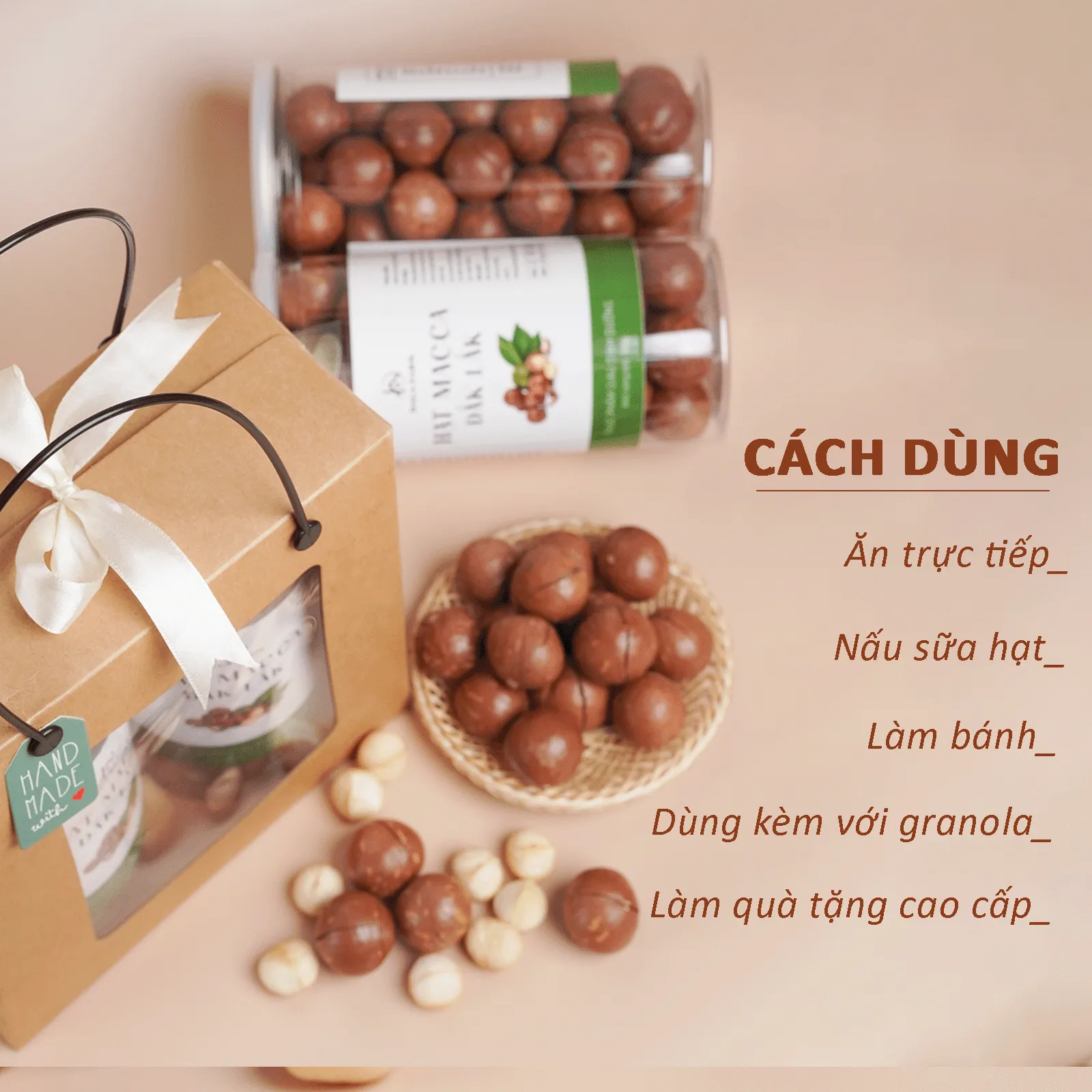 [Size Đại] Hạt Macca Nứt Vỏ DALA DL0002