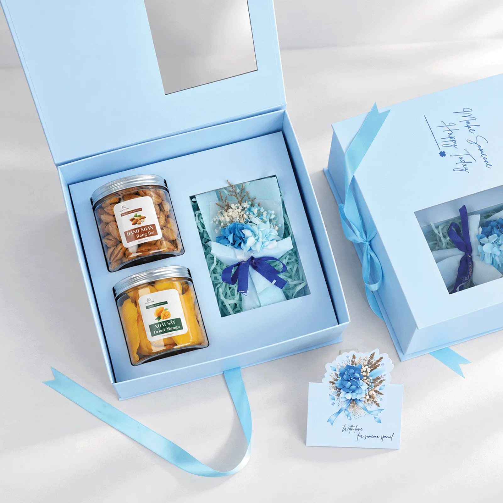 [Quà Tặng 20/10 - Hộp Xanh] Set Quà Tặng Tự Chọn DL0094 - Phù hợp tặng mẹ, cô giáo, sếp, đồng nghiệp, khách hàng, bạn bè