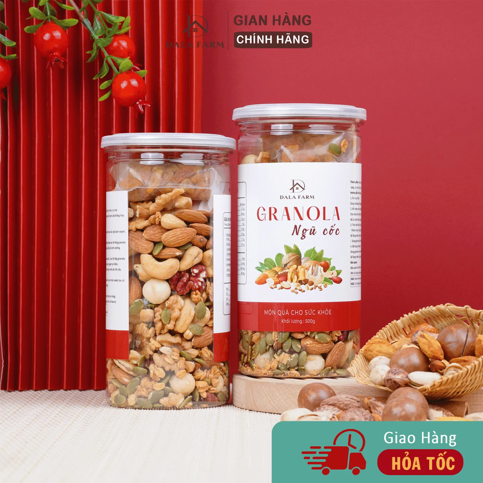 Granola Ngũ Cốc Vị Truyền Thống, 5% Yến Mạch DL0009