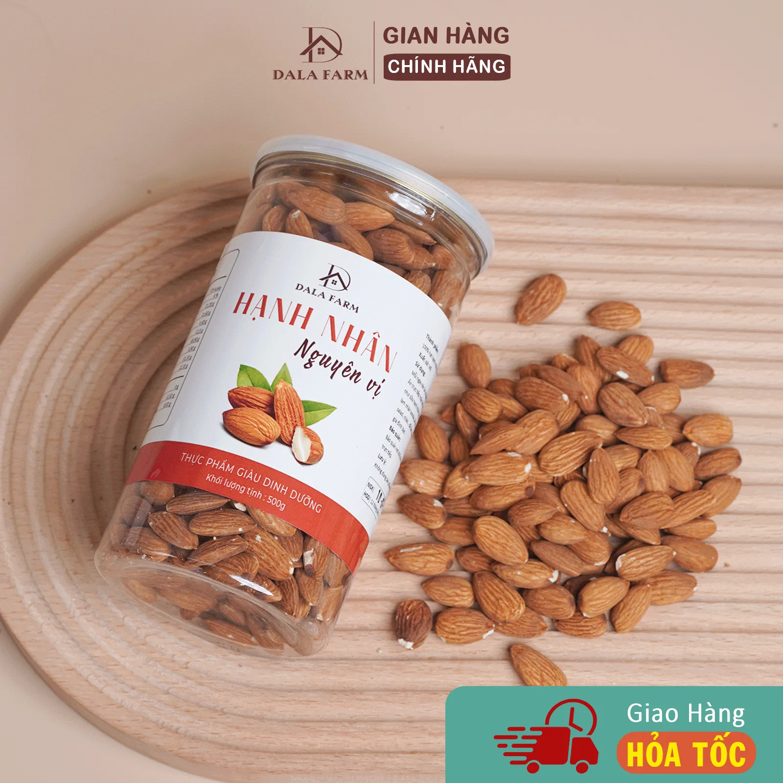 Hạnh Nhân Sấy Nguyên Vị DALA DL0005