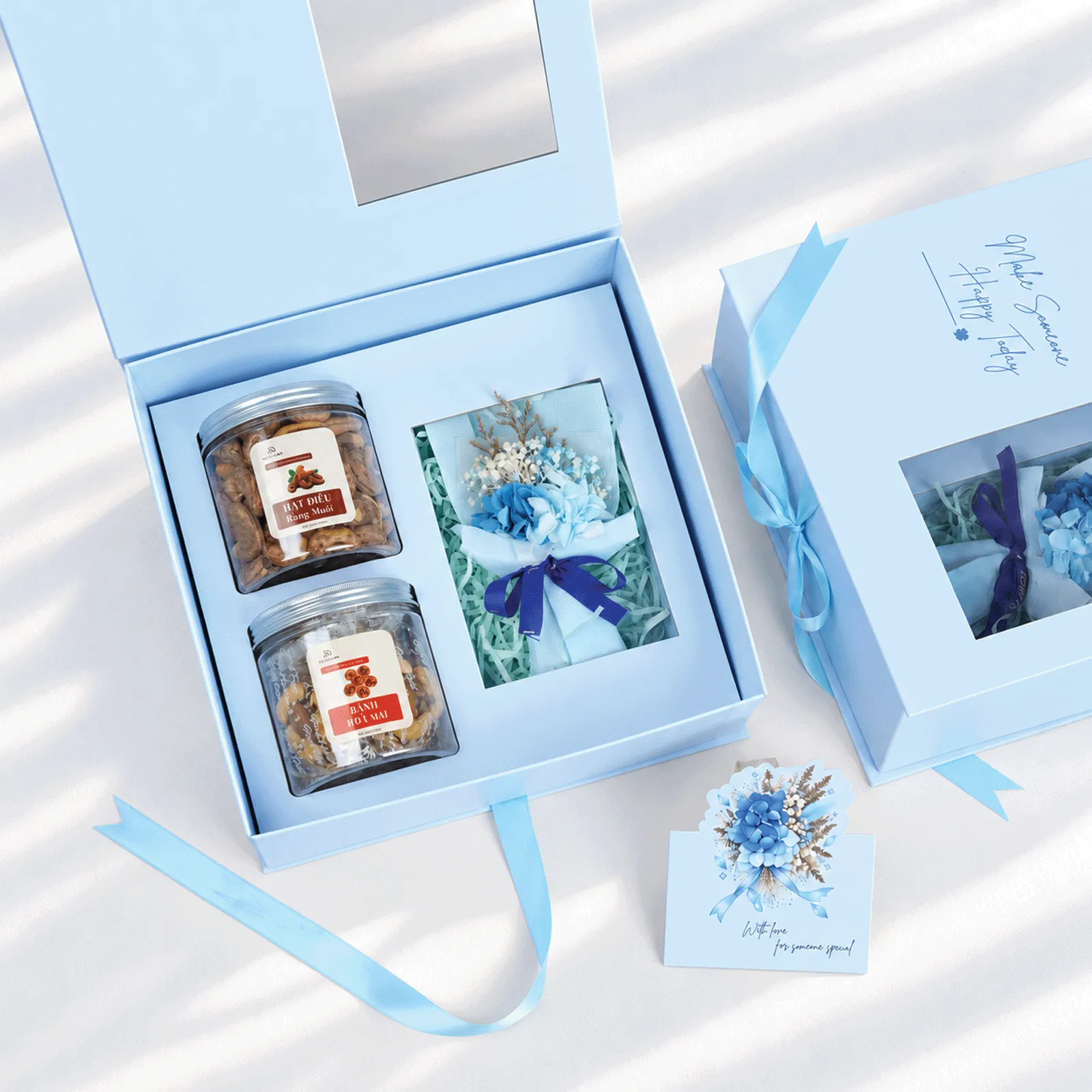 [Quà Tặng 20/10 - Hộp Xanh] Set Quà Tặng Tự Chọn DL0094 - Phù hợp tặng mẹ, cô giáo, sếp, đồng nghiệp, khách hàng, bạn bè