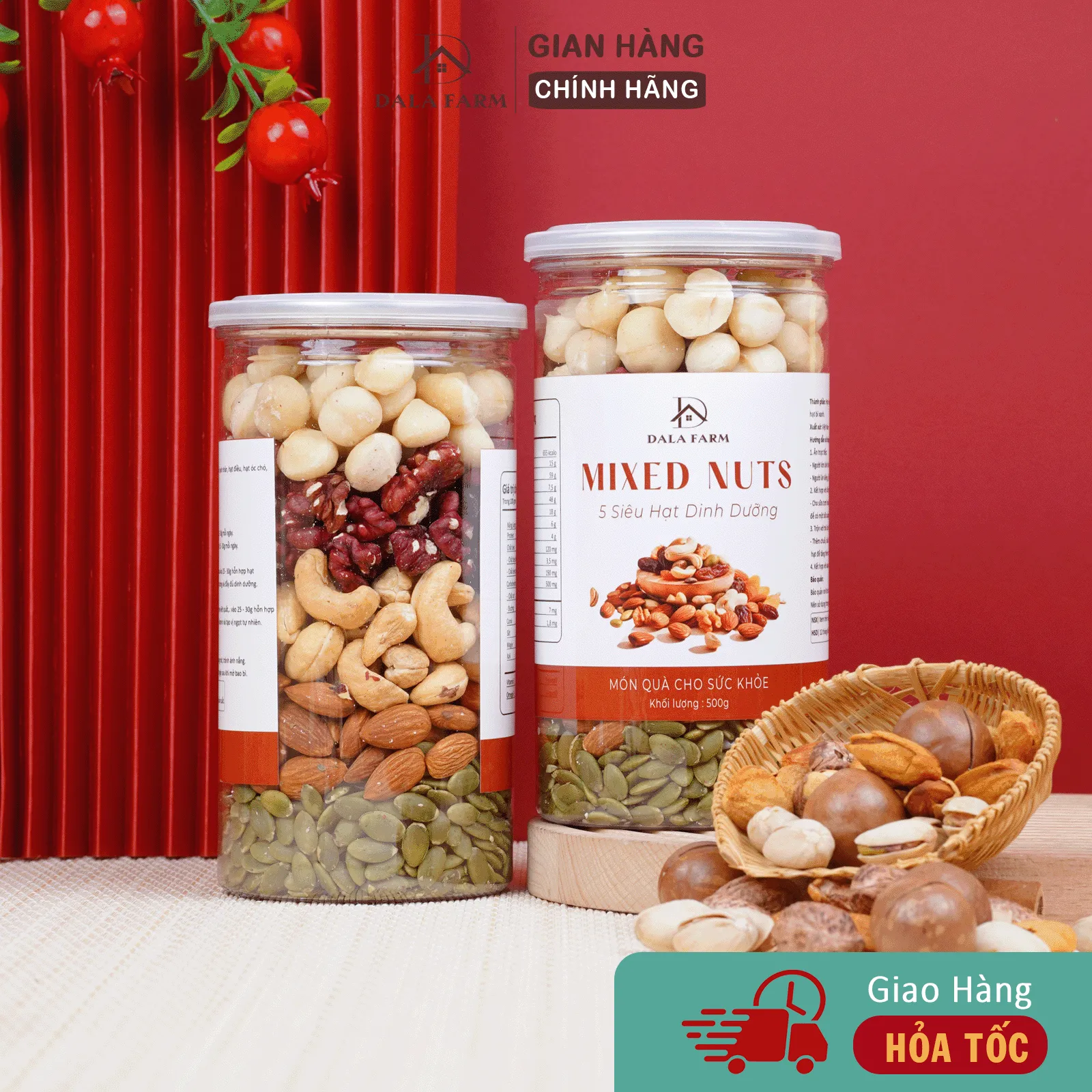 Mix 5 Loại Hạt Dinh Dưỡng DALA DL0011