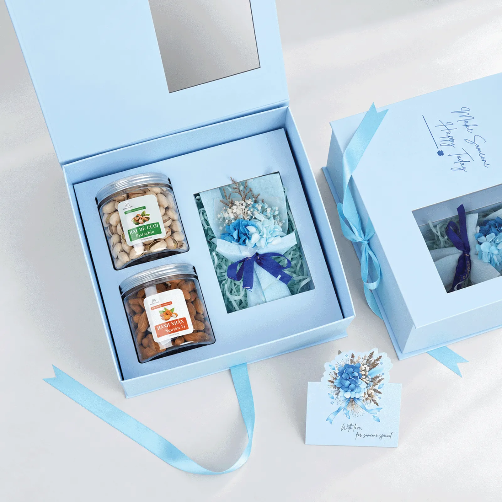 [Quà Tặng 20/10 - Hộp Xanh] Set Quà Tặng Tự Chọn DL0094 - Phù hợp tặng mẹ, cô giáo, sếp, đồng nghiệp, khách hàng, bạn bè