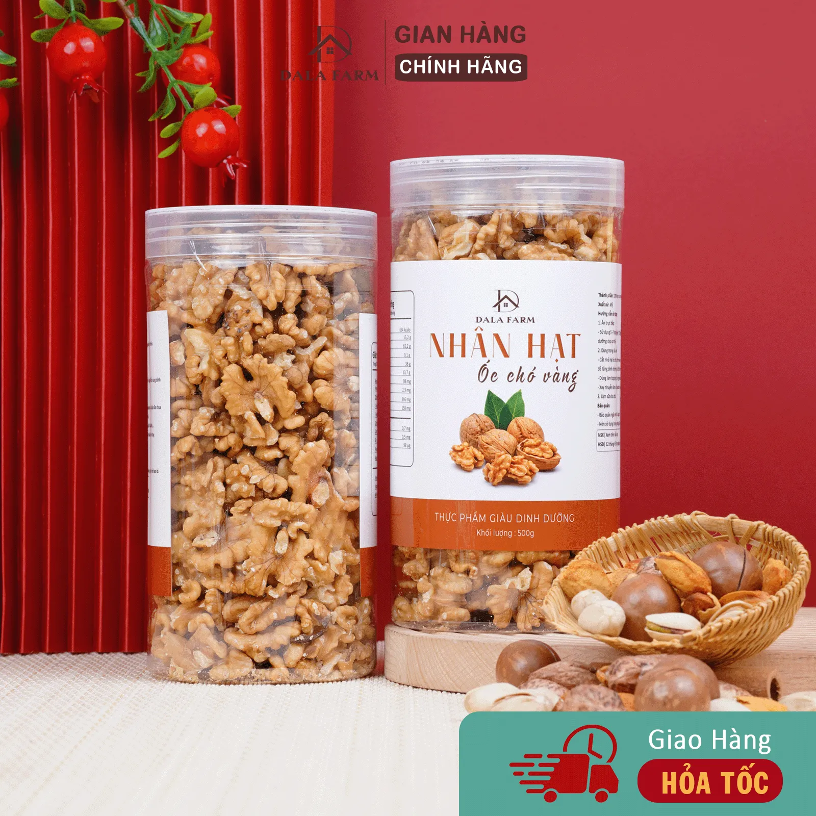 Nhân Óc Chó Vàng Mỹ DALA DL0013